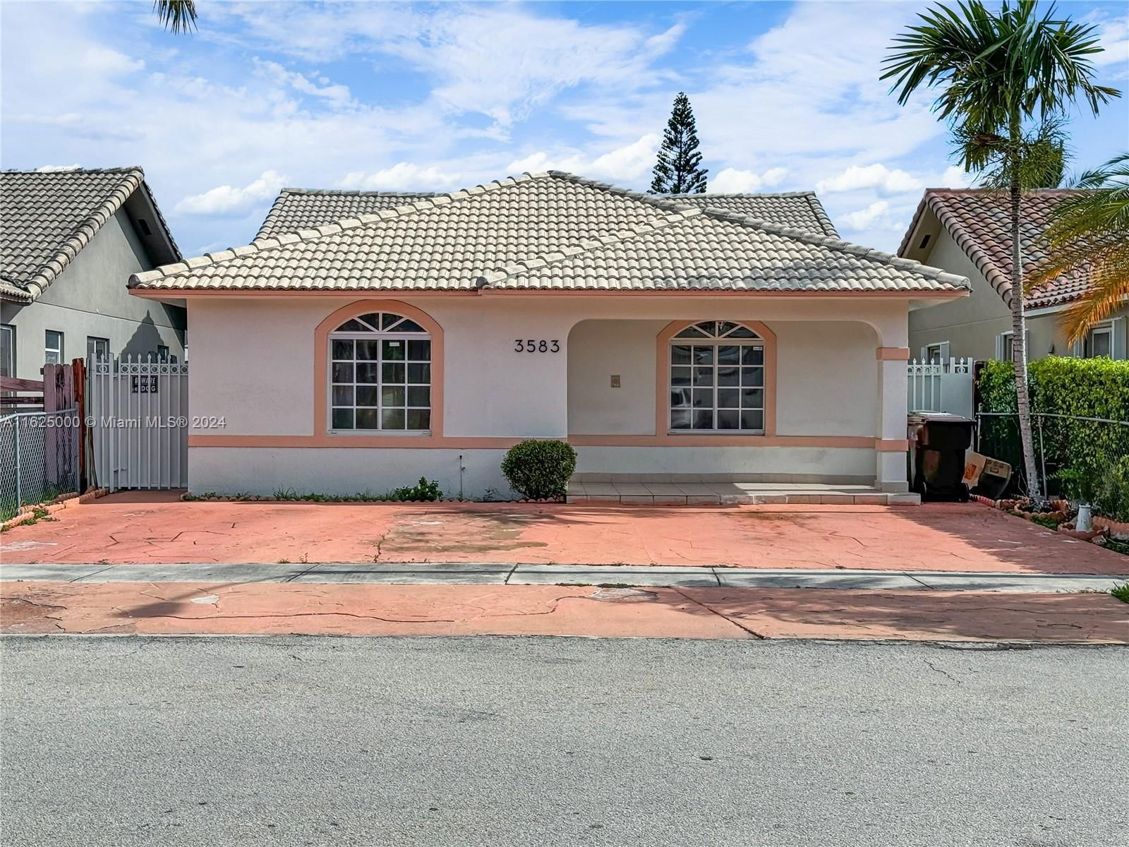 Real estate property located at 3583 72nd St, Miami-Dade, BEAR SUB SEC 3, Hialeah, FL