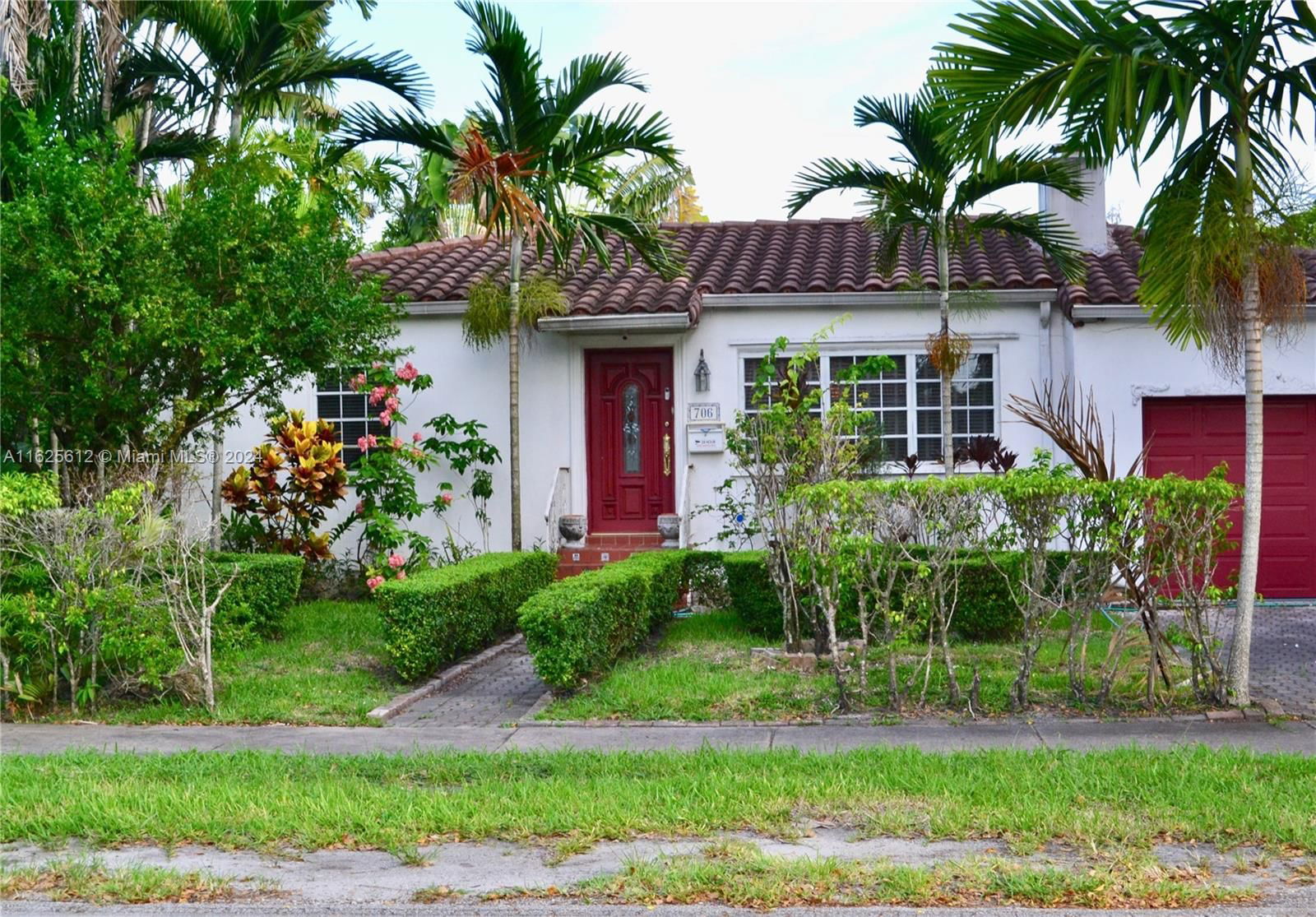 Real estate property located at 706 Mendoza Ave, Miami-Dade, CORAL ESTATES, Coral Gables, FL