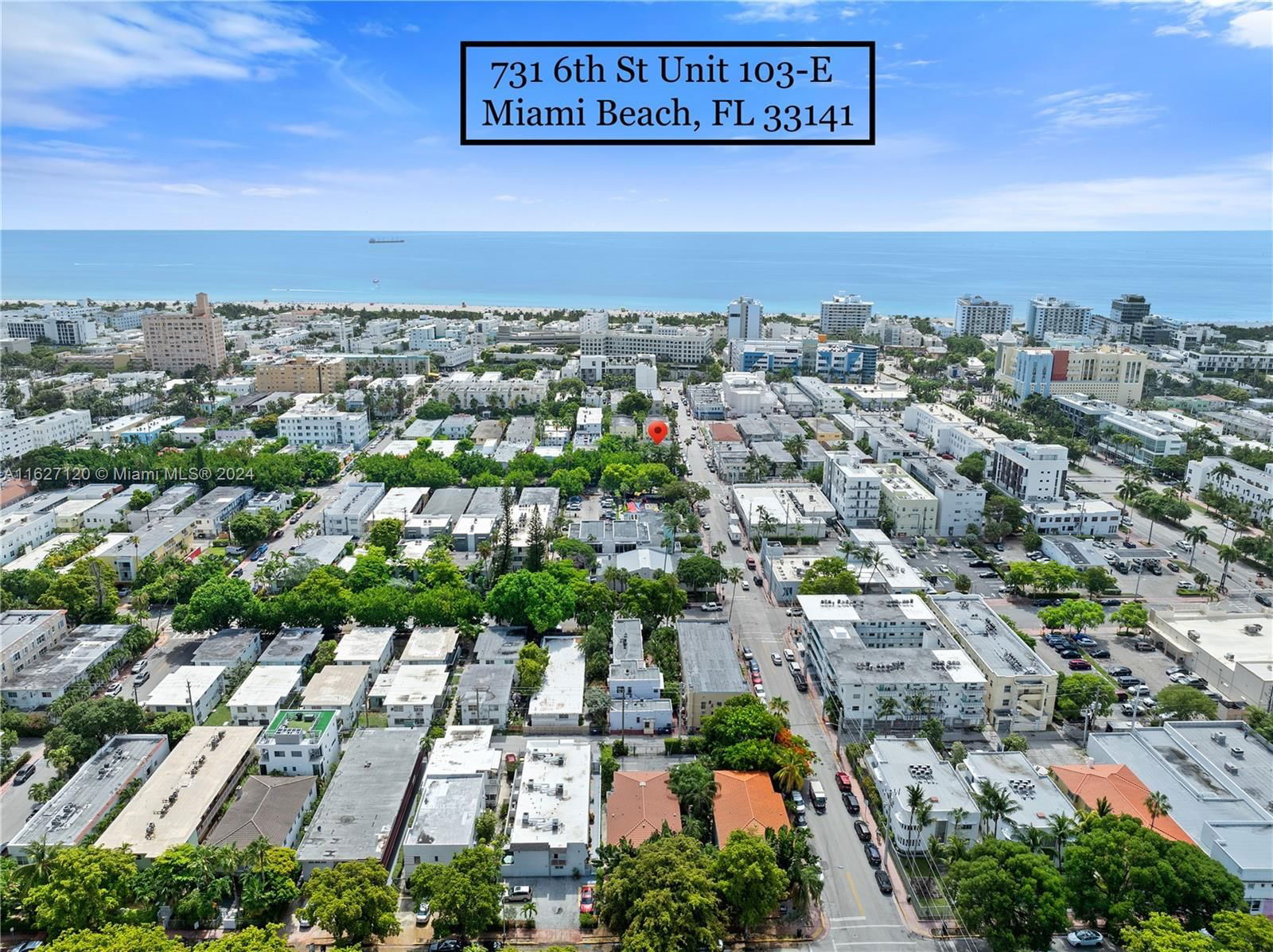 Real estate property located at 731 6th St # 103-E, Miami-Dade County, MOULIN ROUGE CONDO, Miami Beach, FL