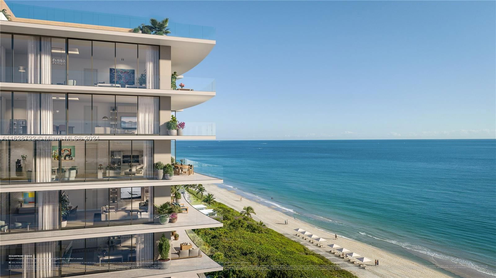 Real estate property located at 1177 Hillsboro Mile #501, Broward, Rosewood Residences, Hillsboro Beach, FL