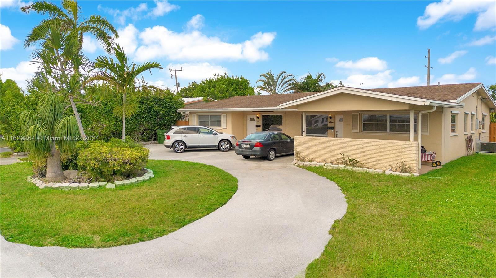 Real estate property located at 5910-5912 17th Rd, Broward, CORAL RIDGE ISLES, Fort Lauderdale, FL