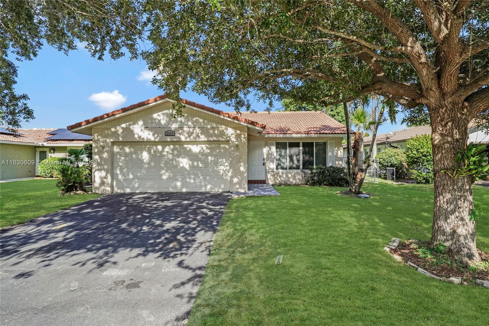 Real estate property located at 2649 123rd Ave, Broward, WESTCHESTER, Coral Springs, FL