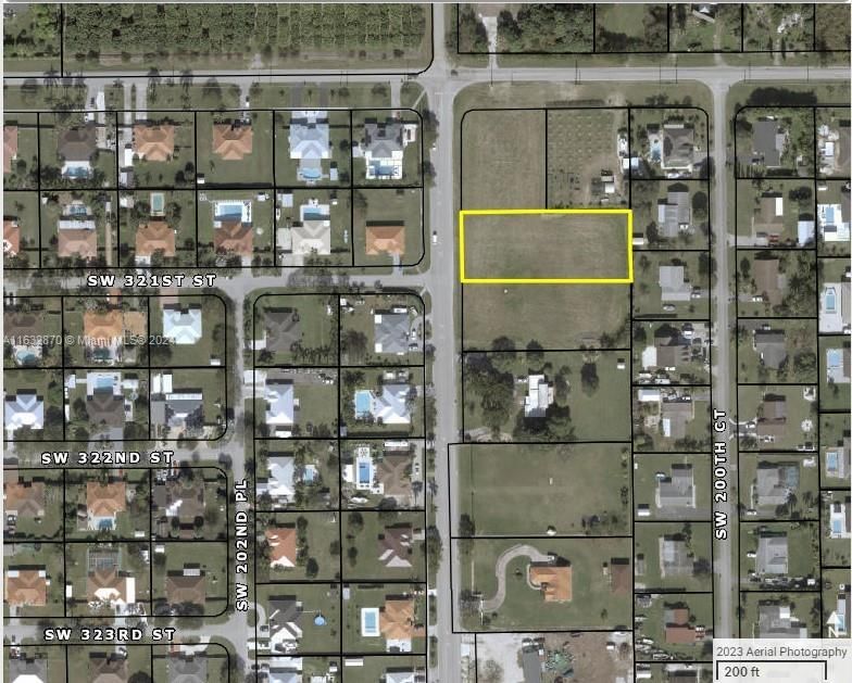 Real estate property located at 3202X SW 202 Ave, Miami-Dade, Redland, Homestead, FL