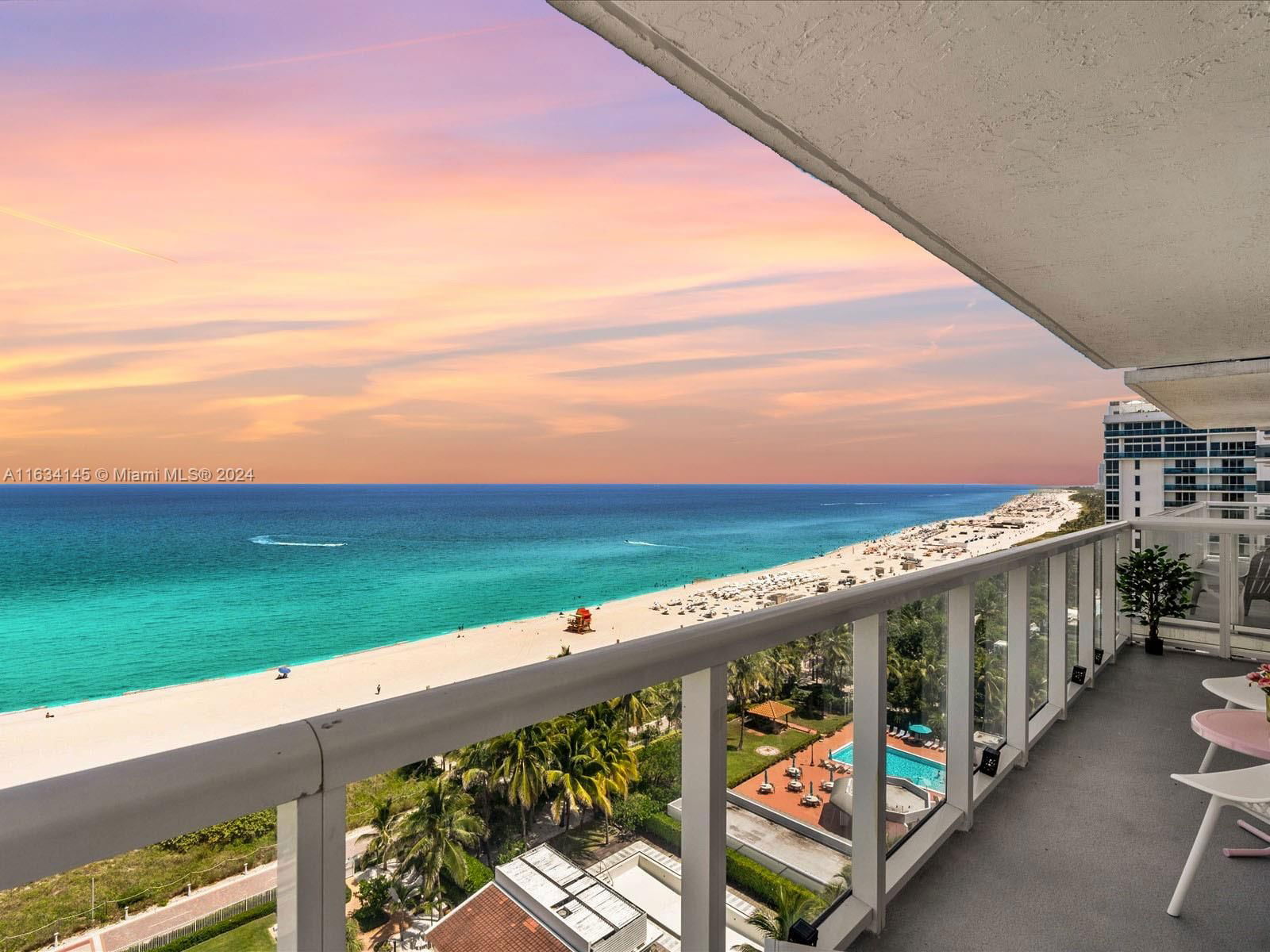 Real estate property located at 2457 Collins Ave #1603, Miami-Dade, THE ROYAL CLUB CONDO, Miami Beach, FL