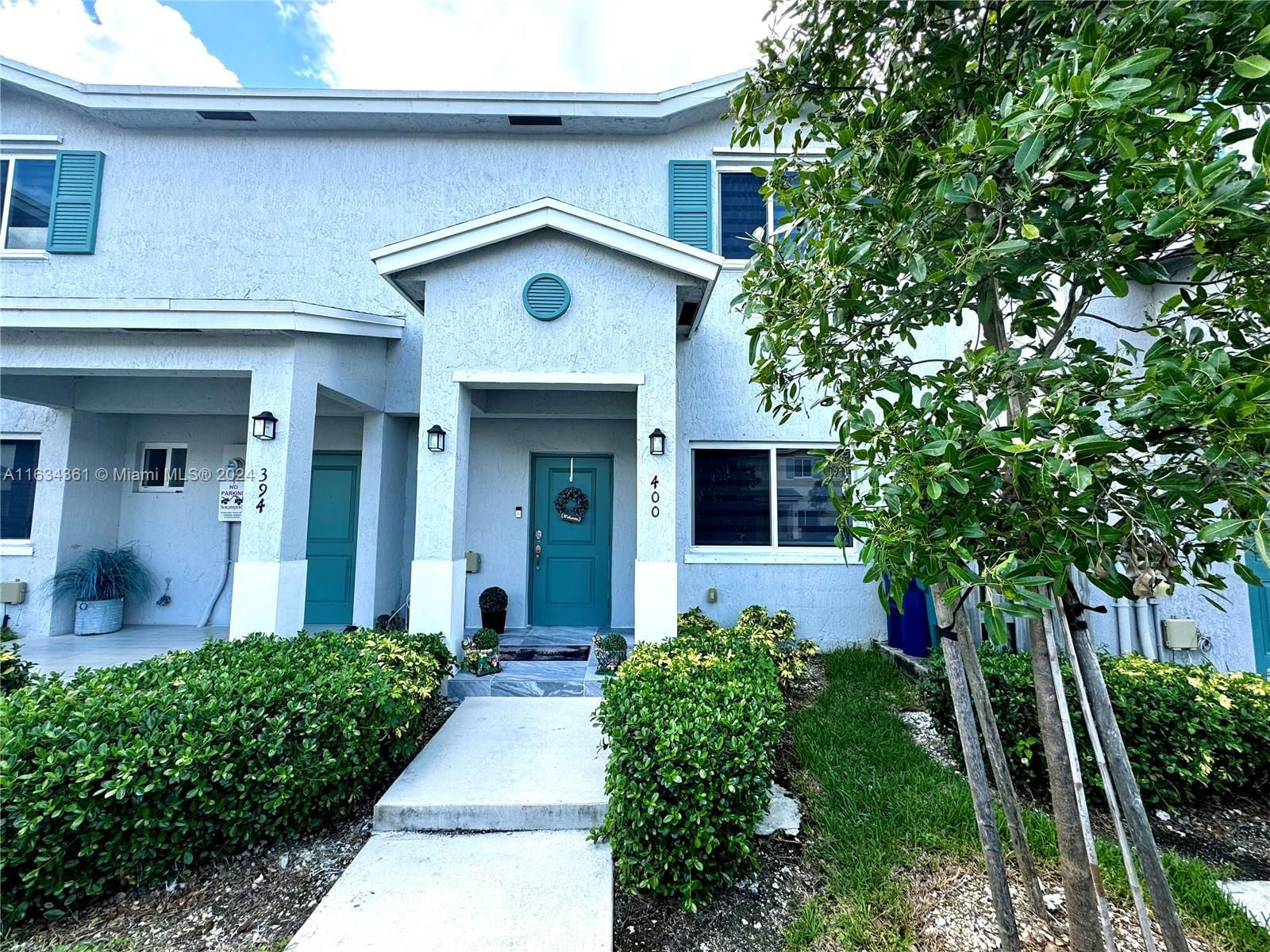 Real estate property located at 400 12th Ave #400, Miami-Dade, FOREST PARK VILLAS, Florida City, FL