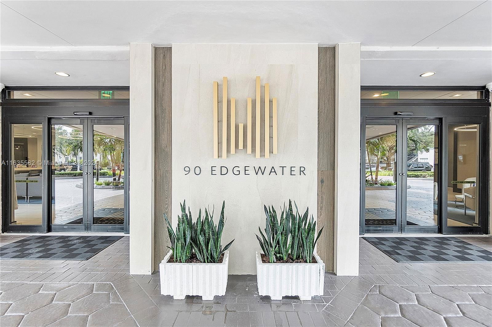 Real estate property located at 90 Edgewater Dr #905, Miami-Dade, GABLES WATERWAY TOWERS CO, Coral Gables, FL