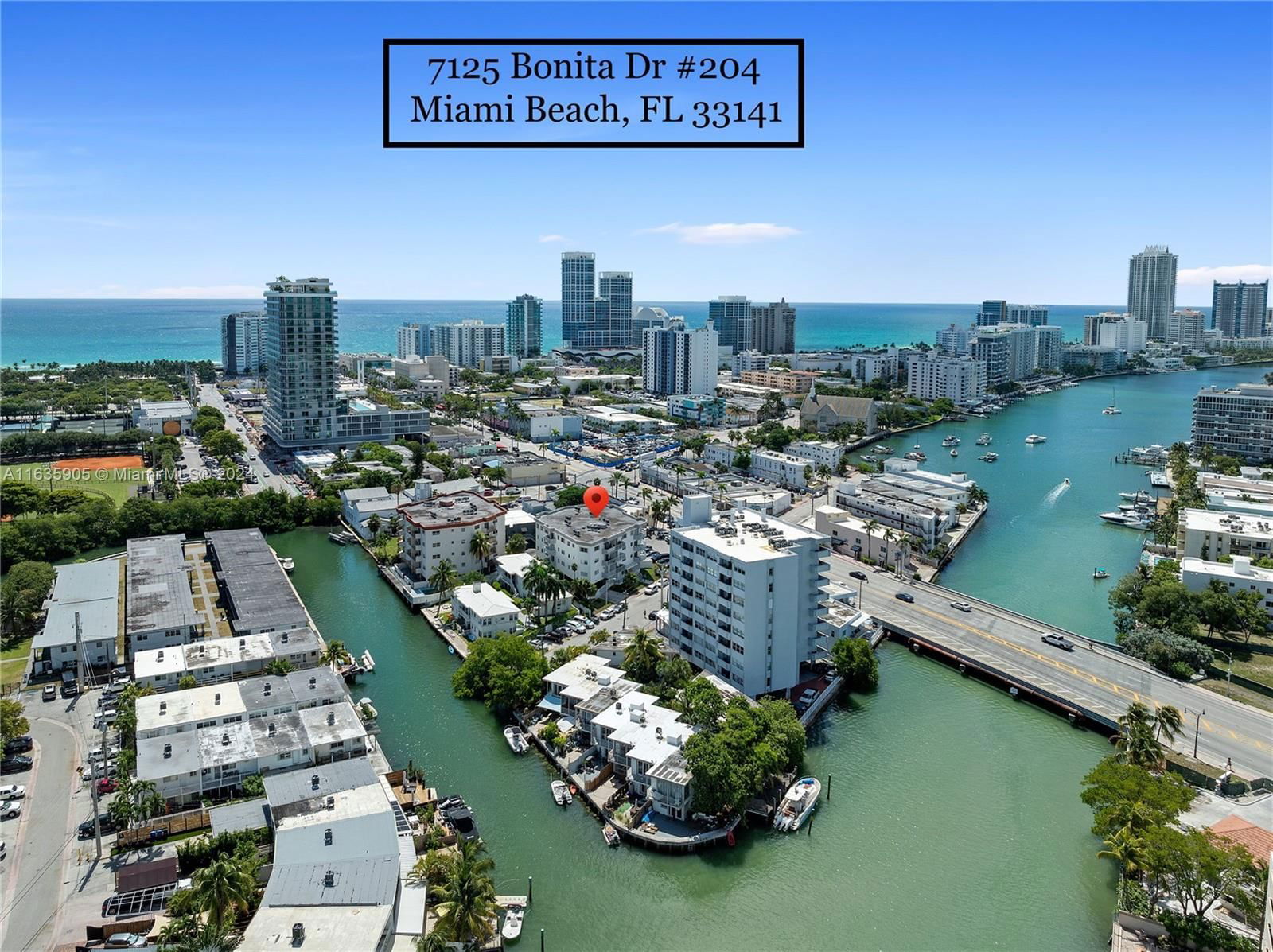 Real estate property located at 7125 Bonita Dr #204, Miami-Dade, BONI-VISTA CONDO, Miami Beach, FL