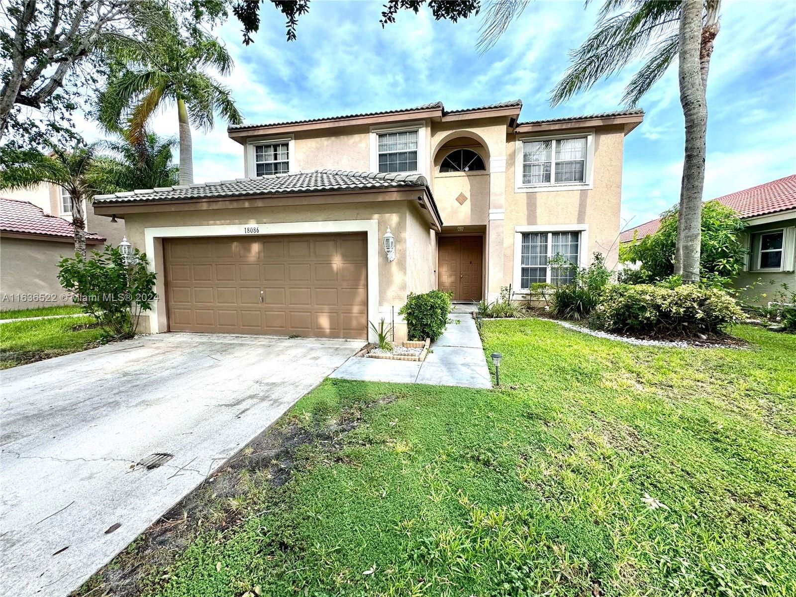 Real estate property located at 18086 29th St, Broward, SILVER LAKES PHASE III, Miramar, FL