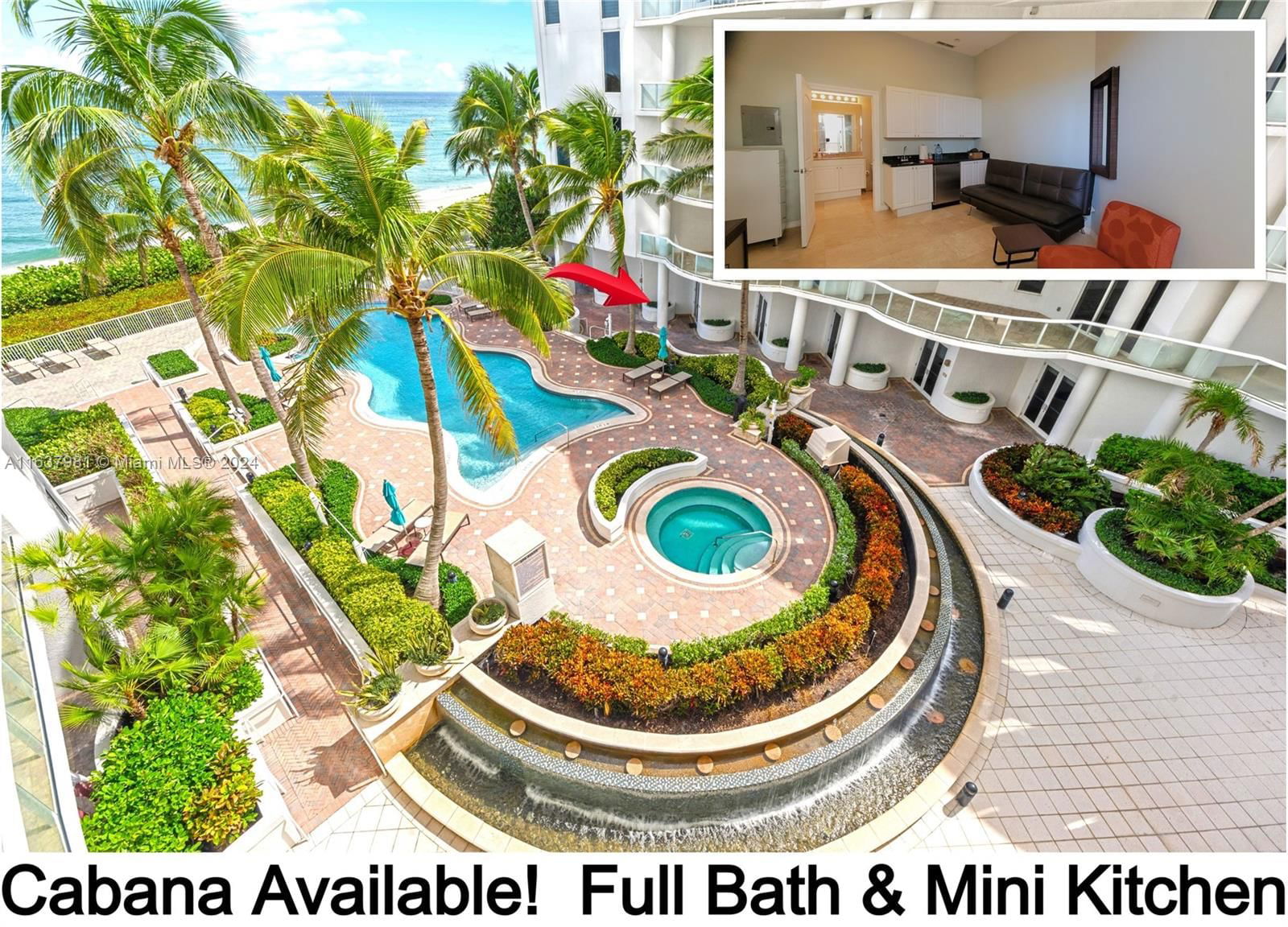 Real estate property located at 4600 Ocean Dr #802, Palm Beach, BEACH FRONT, Singer Island, FL