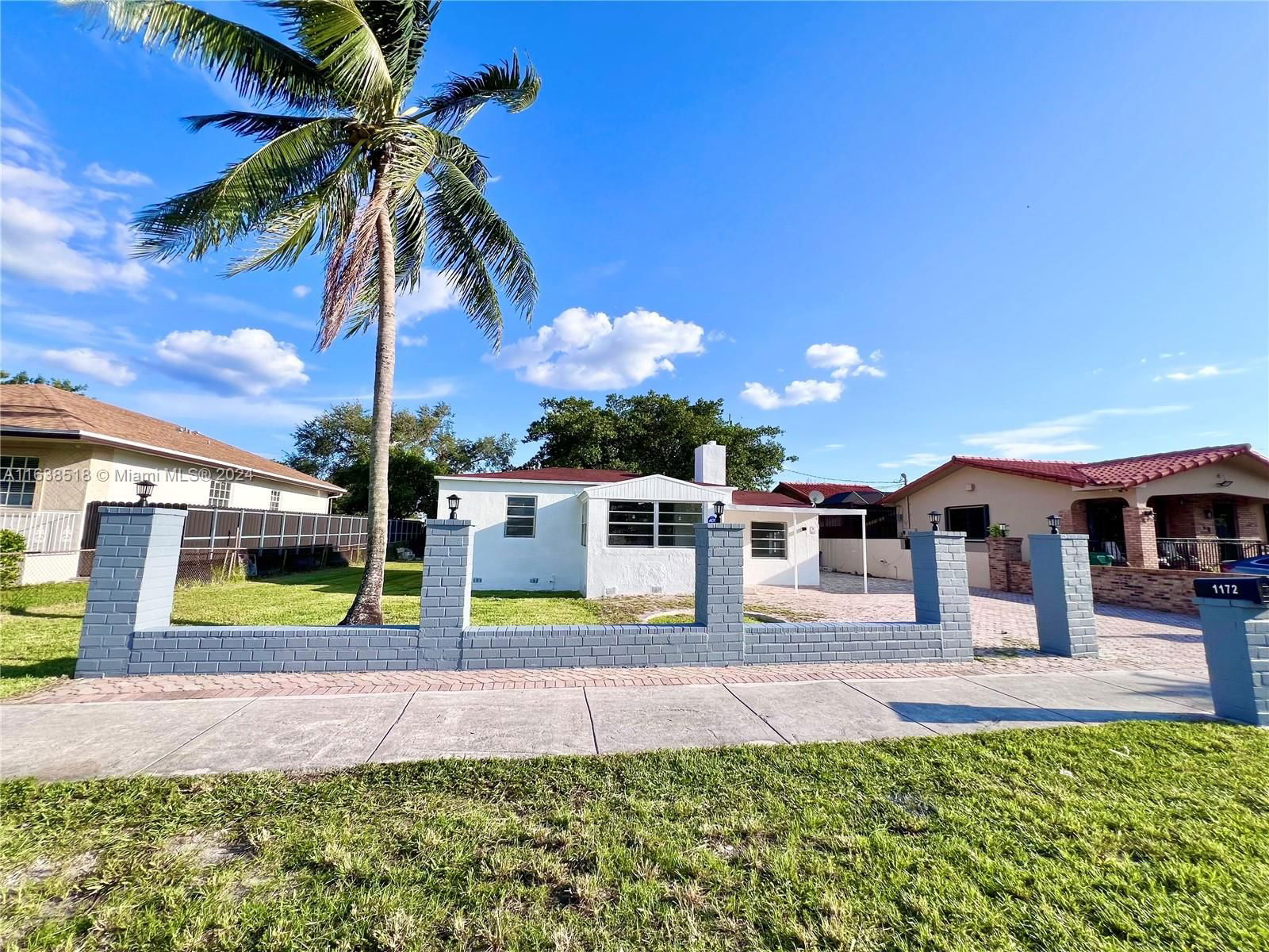 Real estate property located at 1172 100th St, Miami-Dade, 2ND, Miami, FL