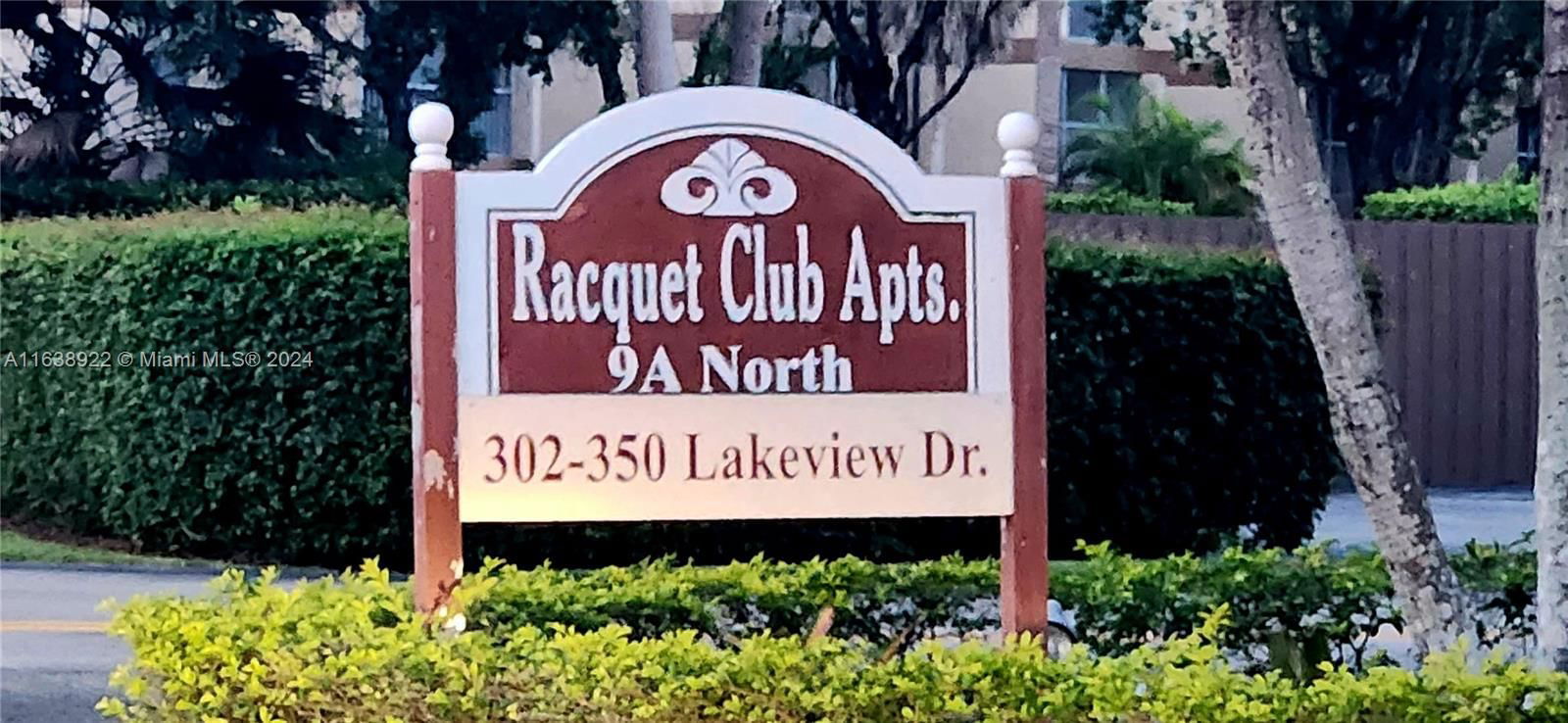 Real estate property located at 342 Lakeview Dr #105, Broward, RACQUET CLUB APTS AT BONA, Weston, FL