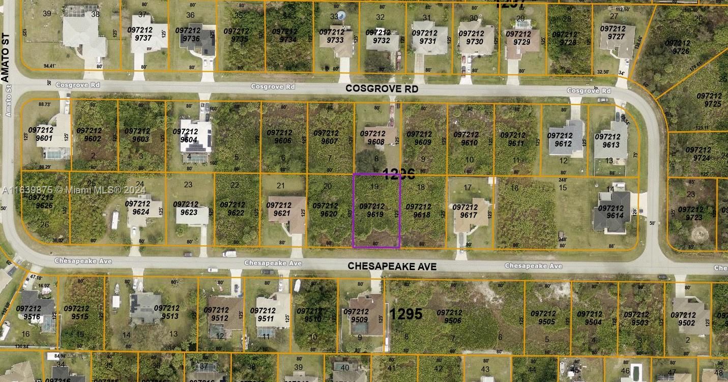 Real estate property located at 0972129619 Chesapeake Ave, Sarasota, PORT CHARLOTTE SUB 26, North Port, FL