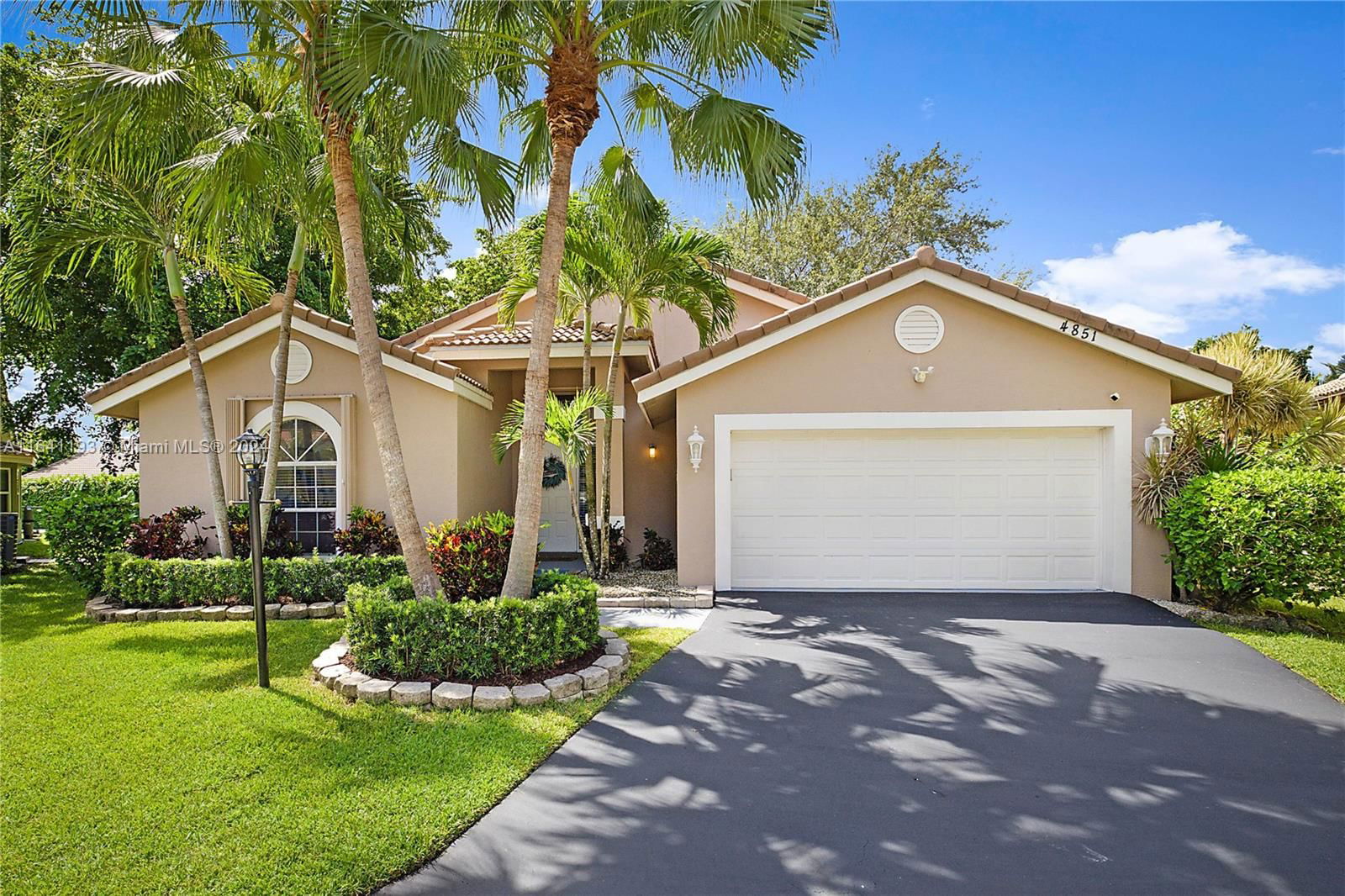 Real estate property located at 4851 103rd Dr, Broward, Brookside Isle, Coral Springs, FL