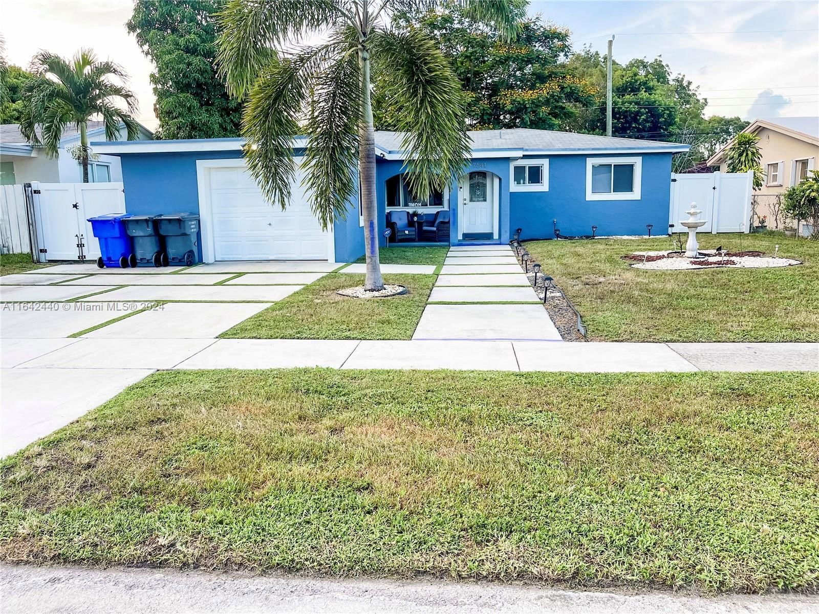 Real estate property located at 7541 Taylor St, Broward, BOULEVARD HEIGHTS SEC 1, Hollywood, FL