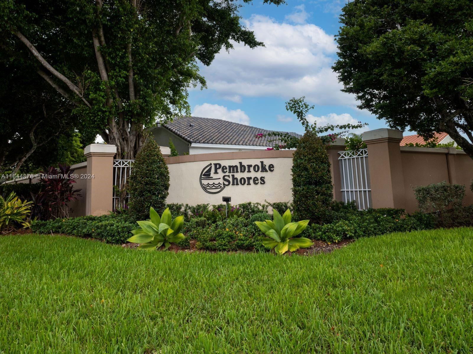 Real estate property located at 16511 1st St, Broward, Pembroke Shores, Pembroke Pines, FL