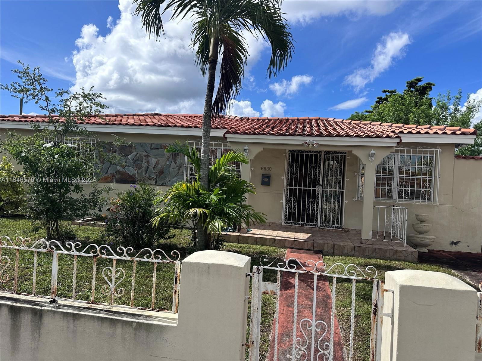 Real estate property located at 6830 1st St, Miami-Dade, PRINCESS PARK MANOR, Miami, FL