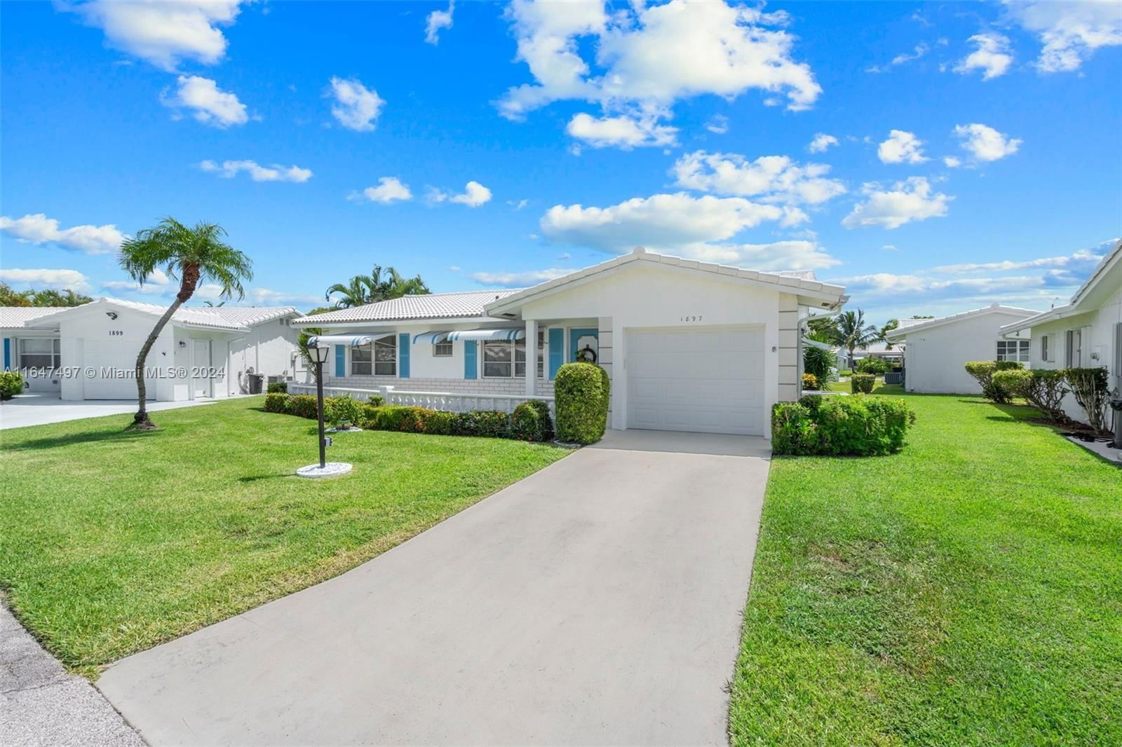 Real estate property located at 1897 20th Cir, Palm Beach, PALM BEACH LEISUREVILLE S, Boynton Beach, FL