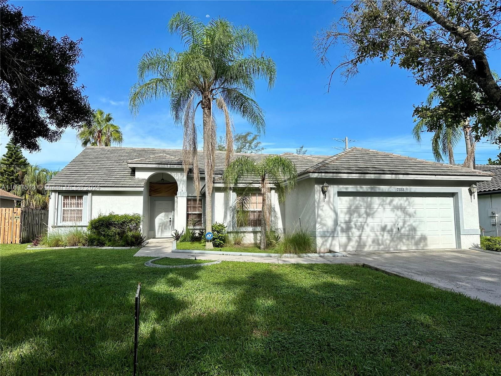 Real estate property located at 7333 45th Ave, Broward, SABAL PINES, Coconut Creek, FL