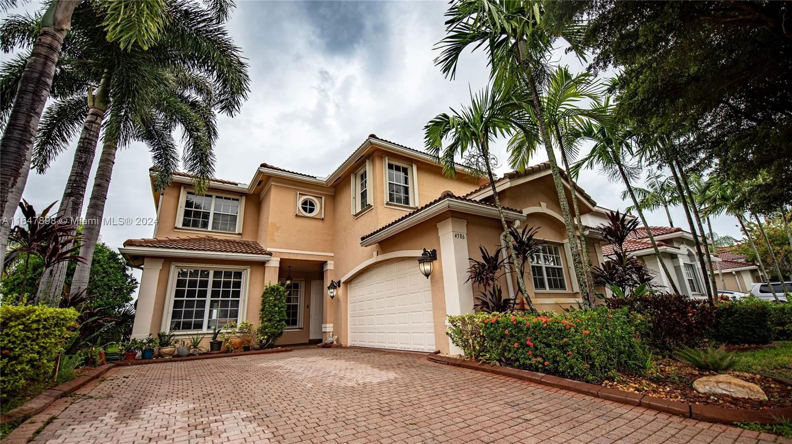 Real estate property located at 4586 179th Way, Broward, SUNSET FALLS PLAT 2, Miramar, FL