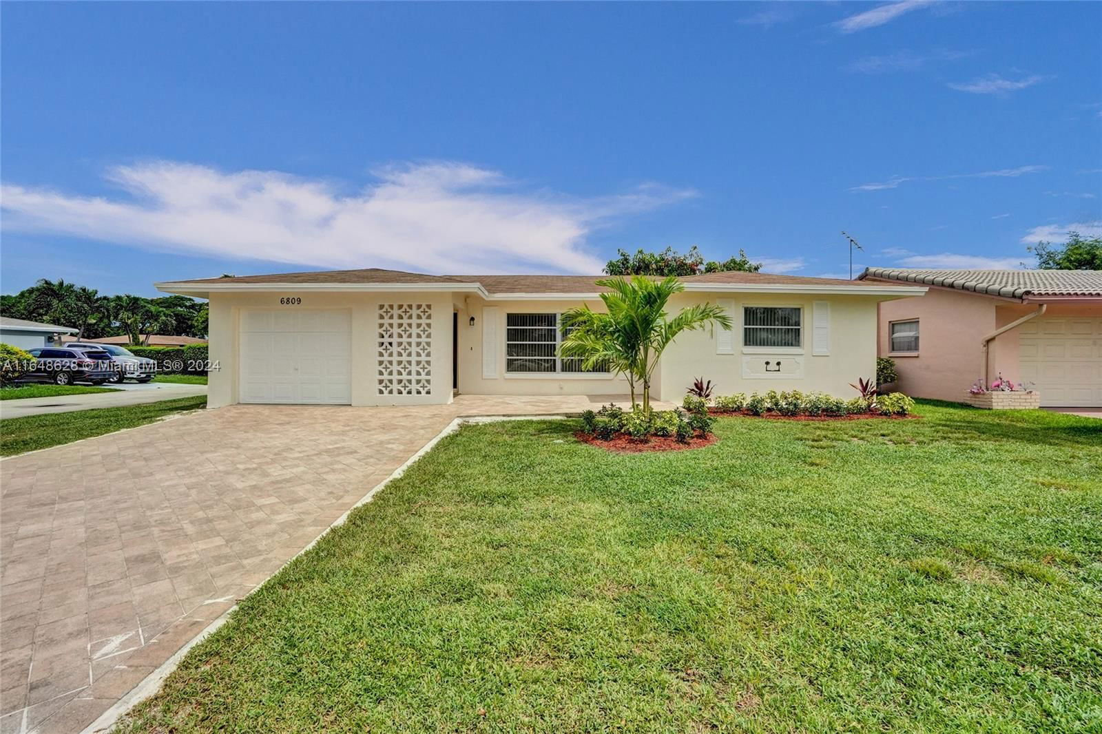 Real estate property located at 6809 58th St, Broward, MAINLANDS OF TAMARAC LAKES, Tamarac, FL