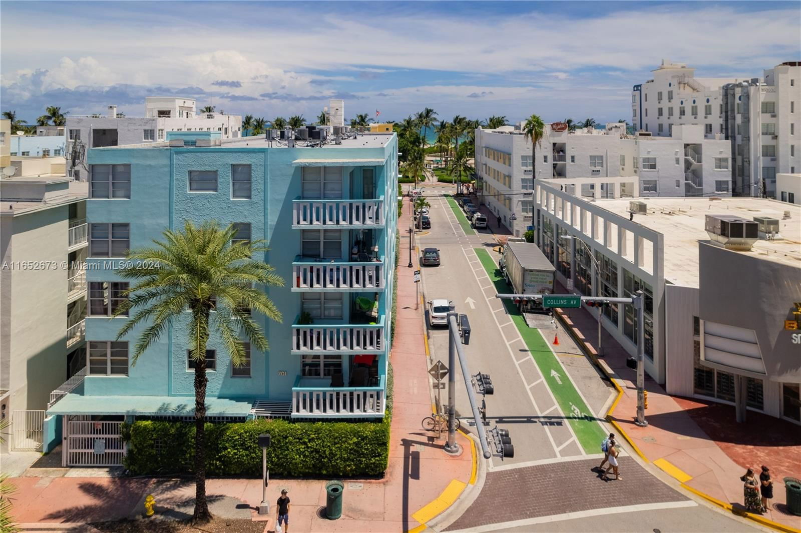 Real estate property located at 701 Collins Ave #1F, Miami-dade, Collins Manor Condo, Miami Beach, FL