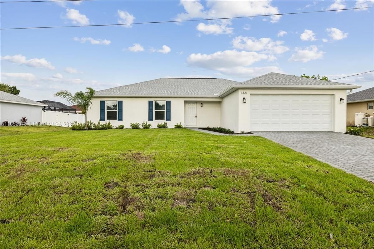 Real estate property located at 3223 NE 14th AVE, Lee, Cape Coral, Cape Coral, FL