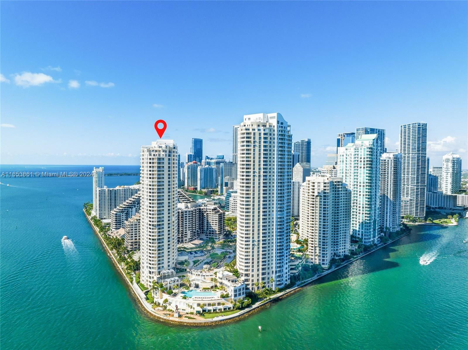 Real estate property located at 808 Brickell Key Dr #2005, Miami-Dade, TWO TEQUESTA POINT CONDO, Miami, FL