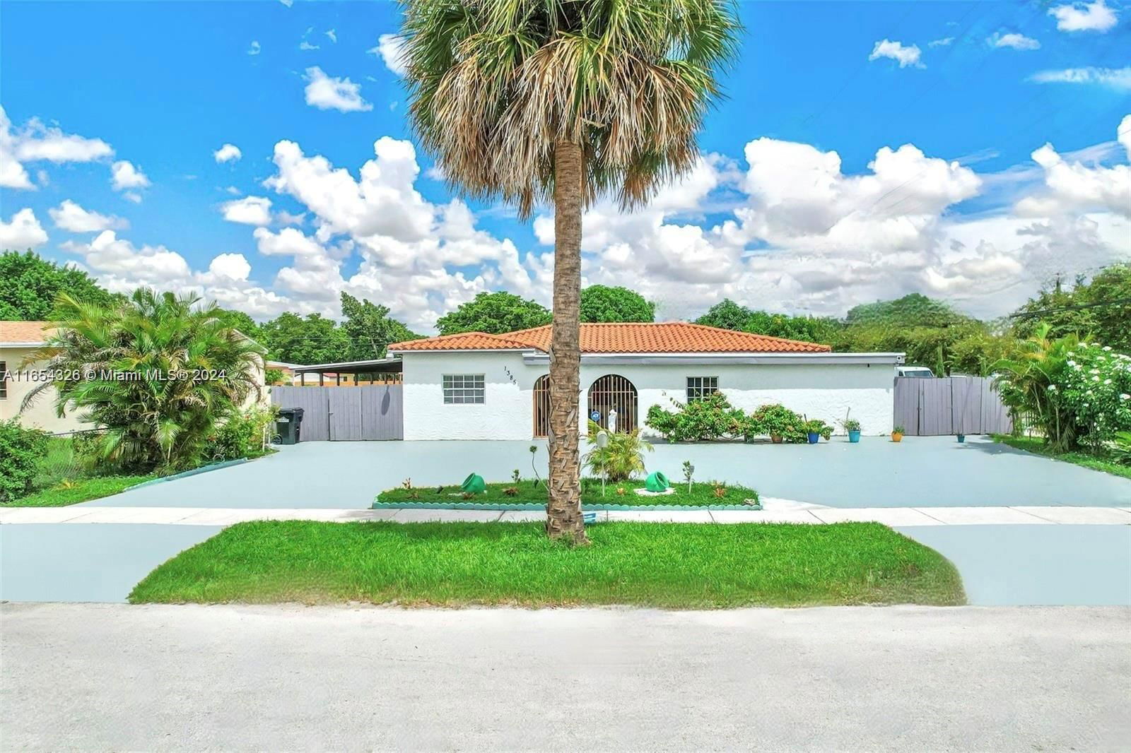 Real estate property located at 1385 130th St, Miami-Dade, KIRKPATRICK SUB, North Miami, FL