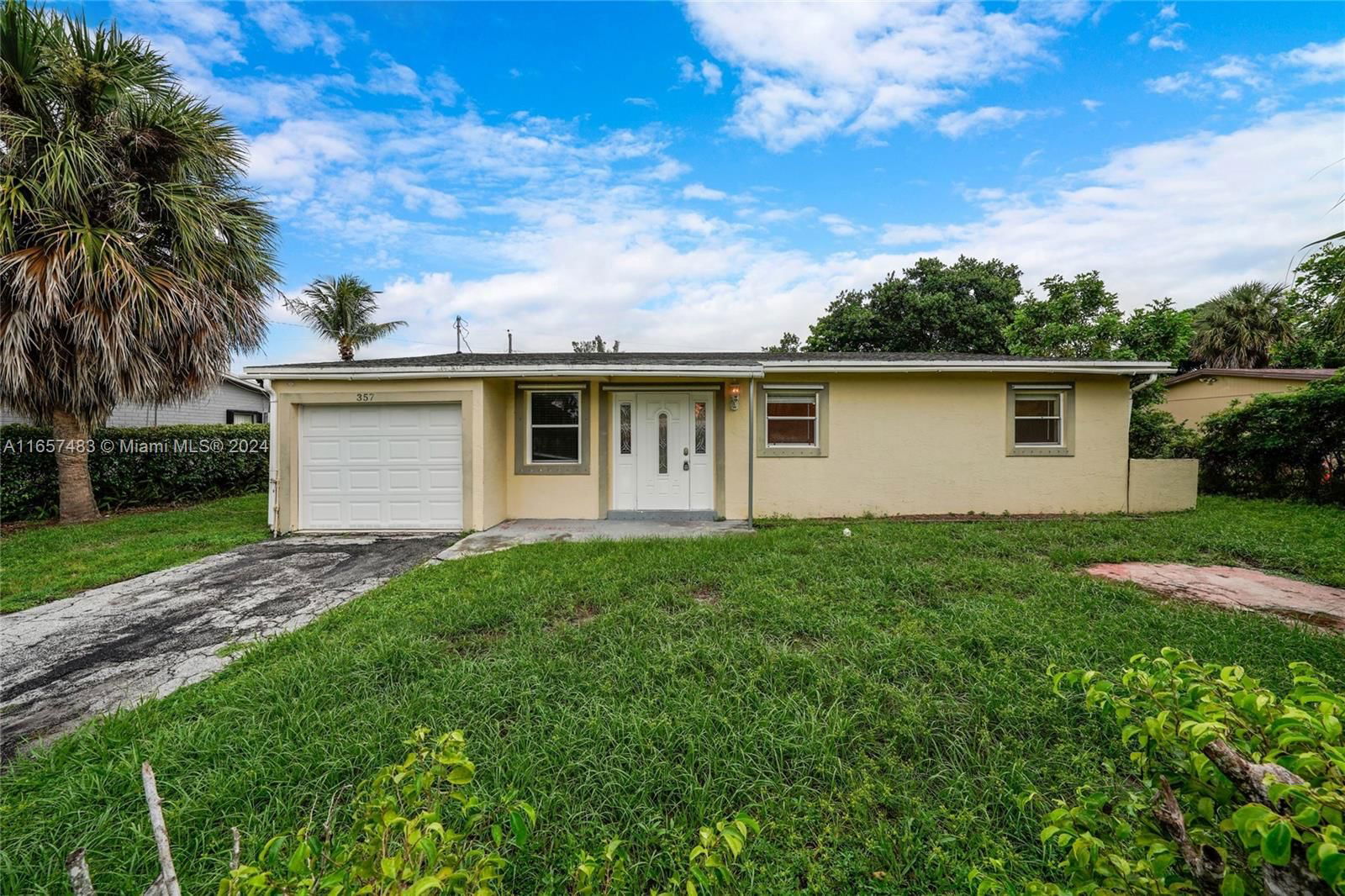 Real estate property located at 357 3rd St, Broward, PLEASANT RIDGE SEC ONE, Deerfield Beach, FL