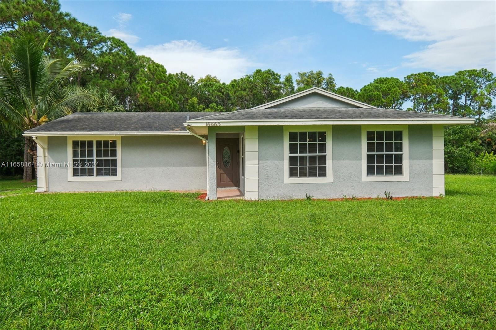 Real estate property located at 16663 92nd Ln N, Palm Beach, ACREAGE, Loxahatchee, FL