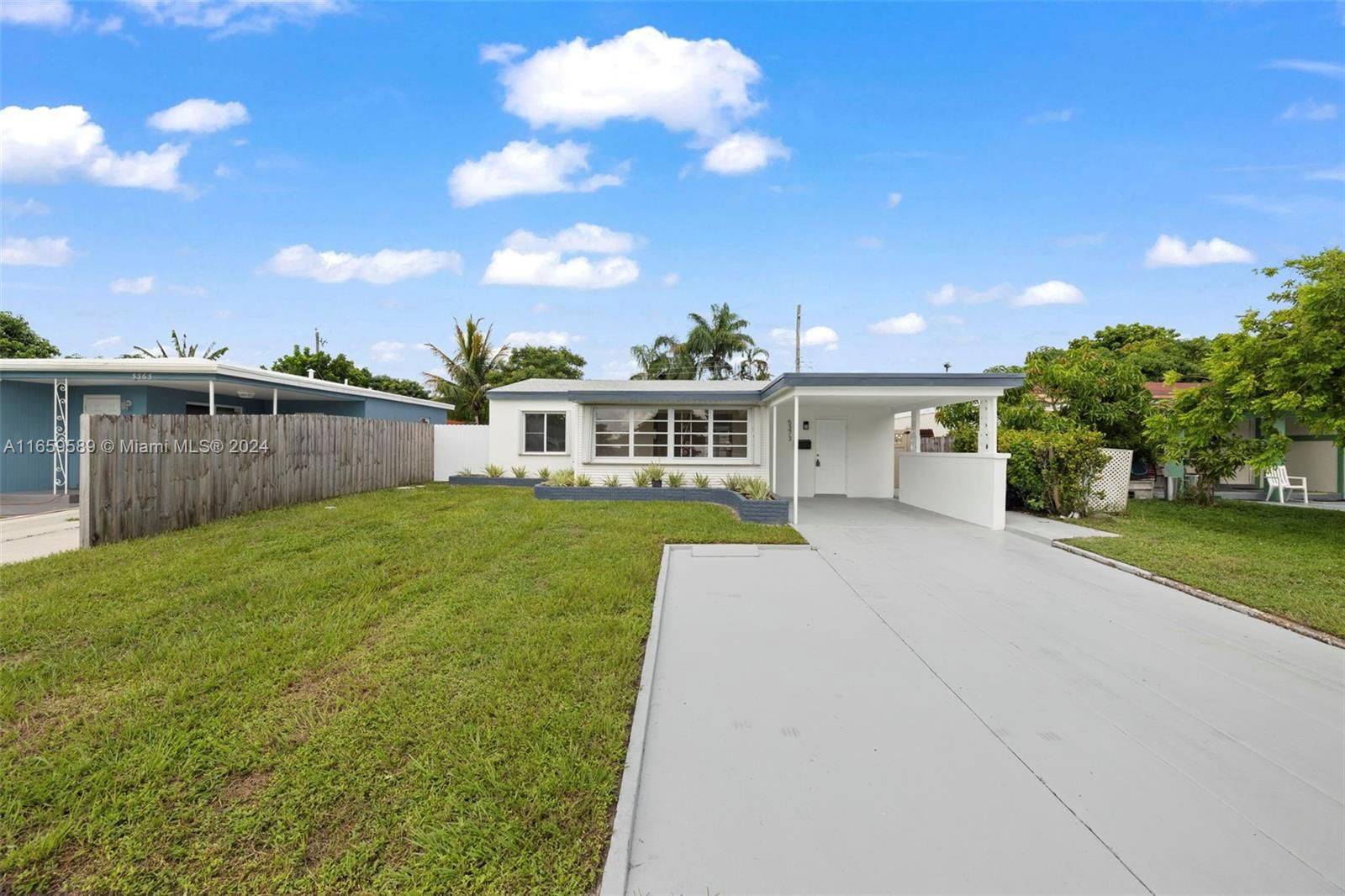 Real estate property located at 5373 3rd Ter, Broward, NORTH ANDREWS TERRACE SEC, Oakland Park, FL