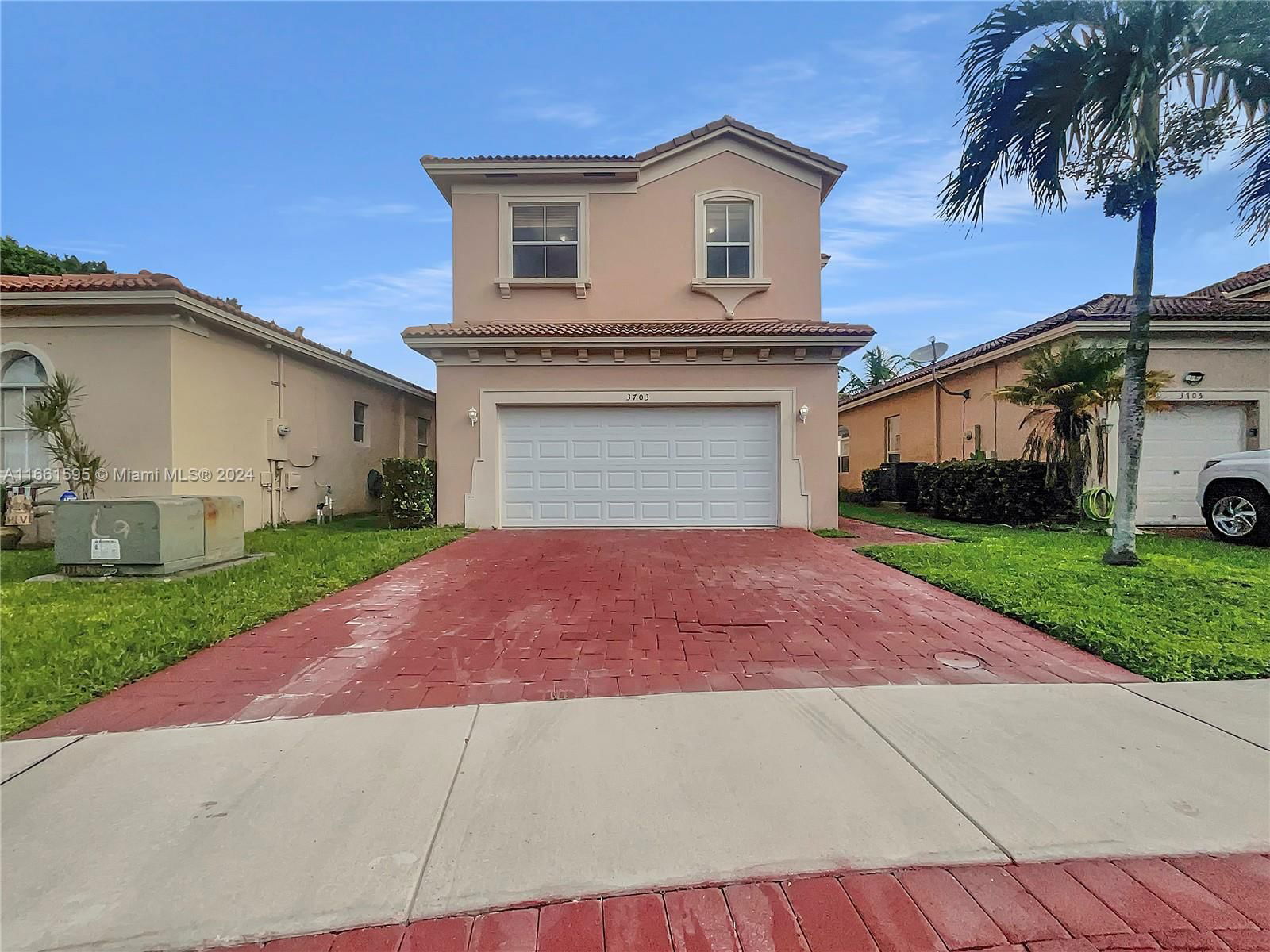 Real estate property located at 3703 23rd Ct, Miami-Dade, PORTOFINO BAY, Homestead, FL