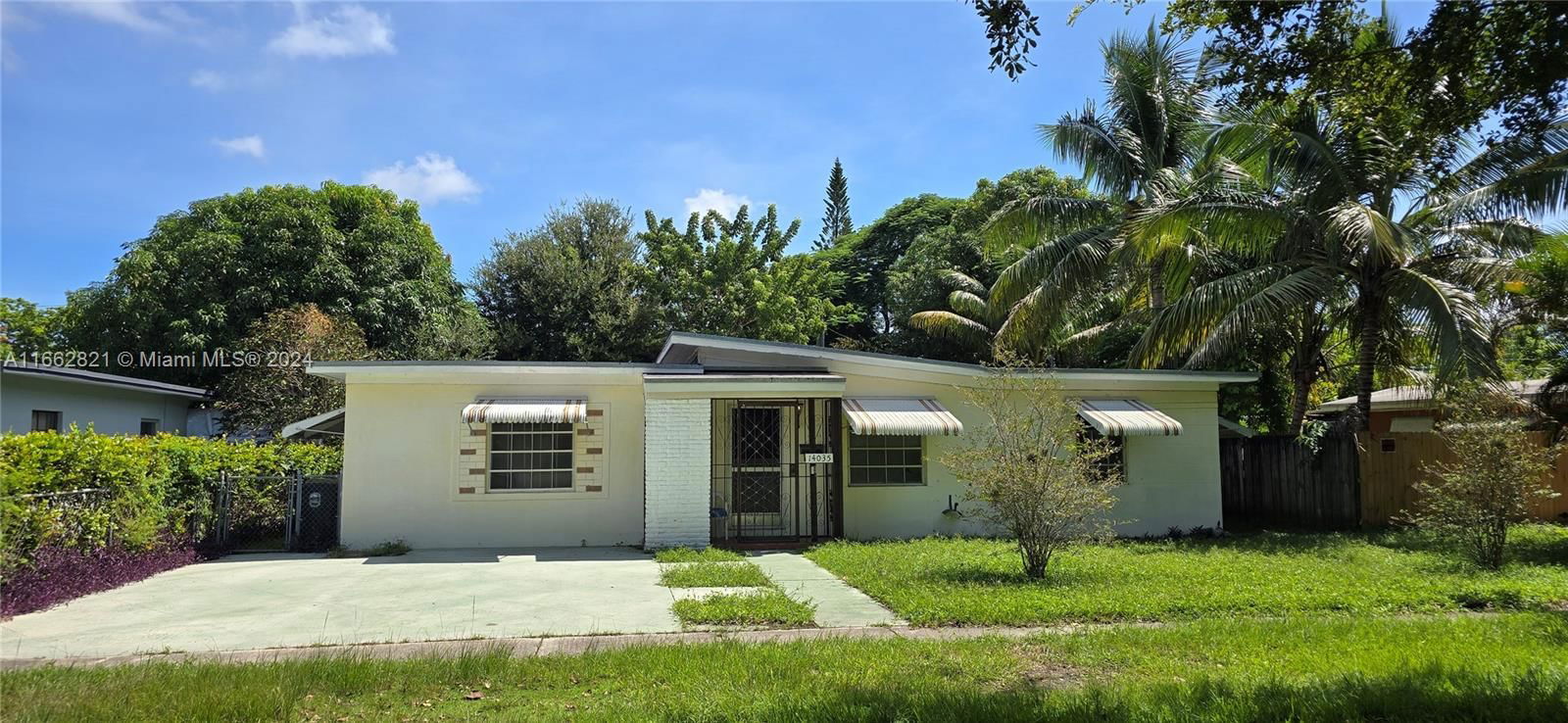 Real estate property located at 14035 5th Ct, Miami-Dade, NICHOLS HEIGHTS, North Miami, FL