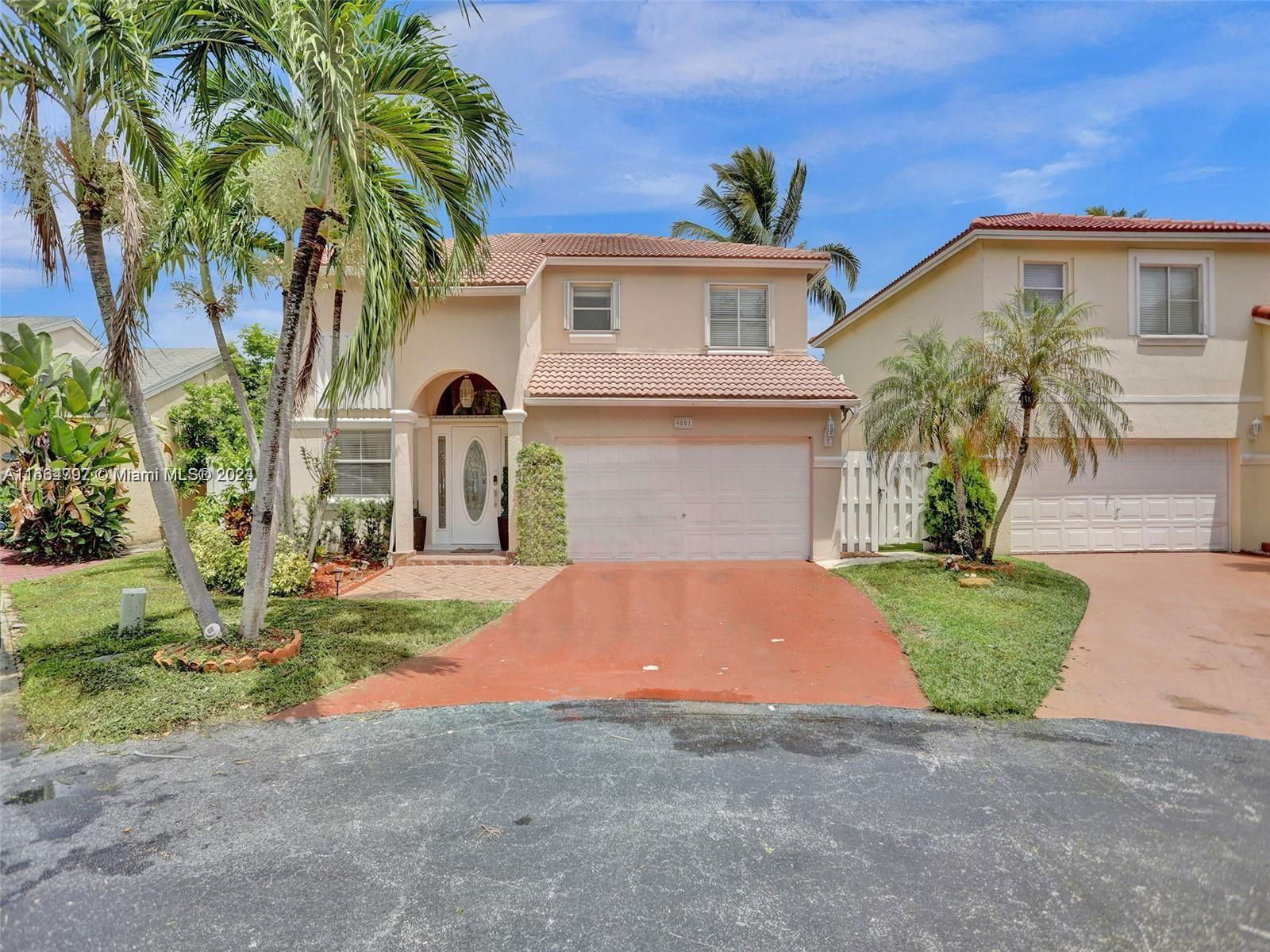 Real estate property located at 9801 3rd St, Broward, TANGLEWOOD TOWNHOMES, Pembroke Pines, FL