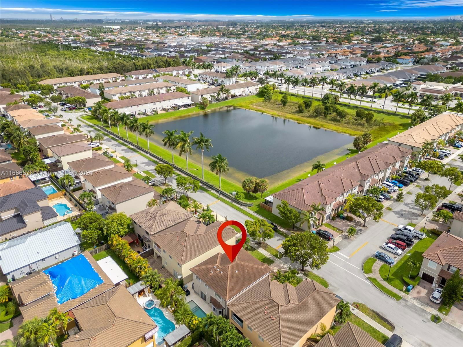 Real estate property located at 2464 147th Path #2464, Miami-dade, Coral Lakes Kingdom, Miami, FL
