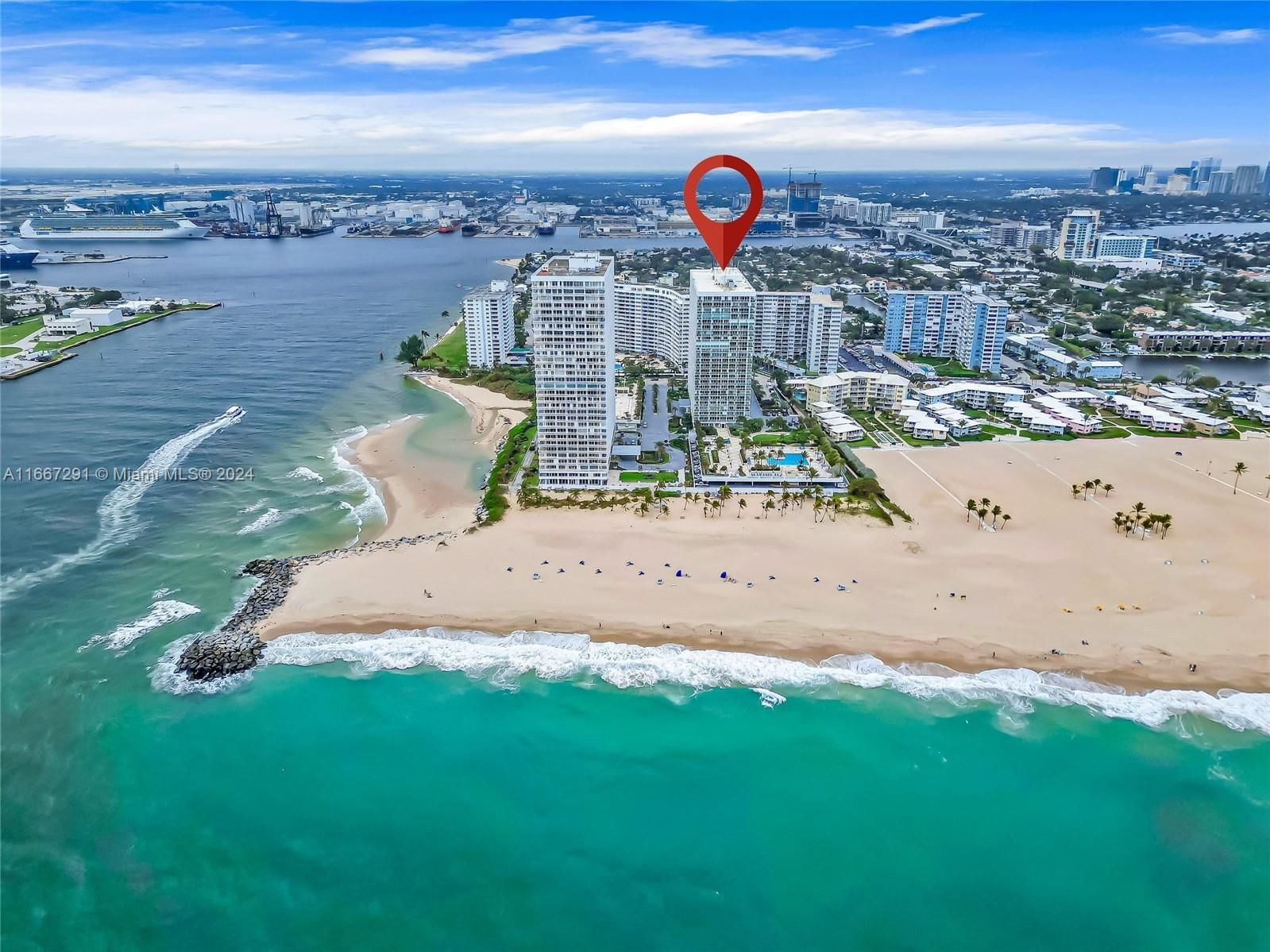 Real estate property located at 2100 Ocean Ln #103, Broward, POINT OF AMERICAS CONDO, Fort Lauderdale, FL