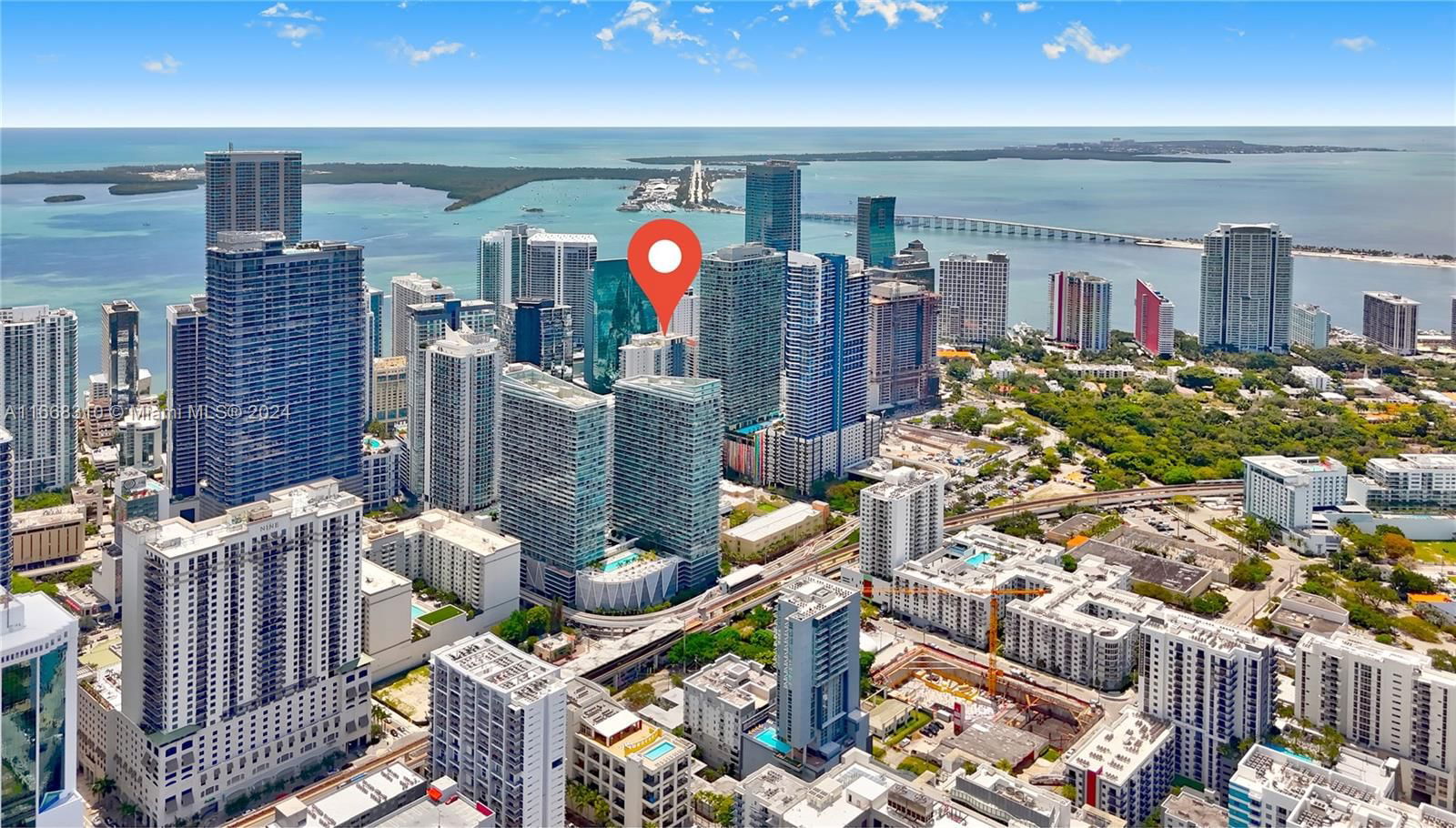 Real estate property located at 1250 Miami Ave #2206, Miami-Dade, VUE AT BRICKELL CONDO, Miami, FL