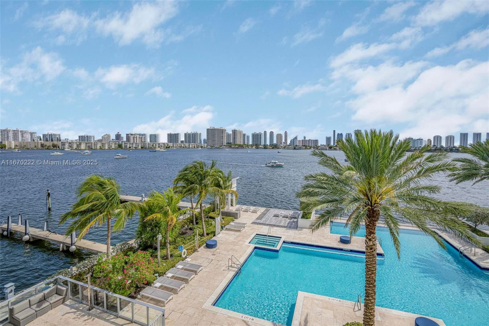 Real estate property located at 17111 Biscayne Blvd #309, Miami-dade, Marina Palms Residences S, North Miami Beach, FL