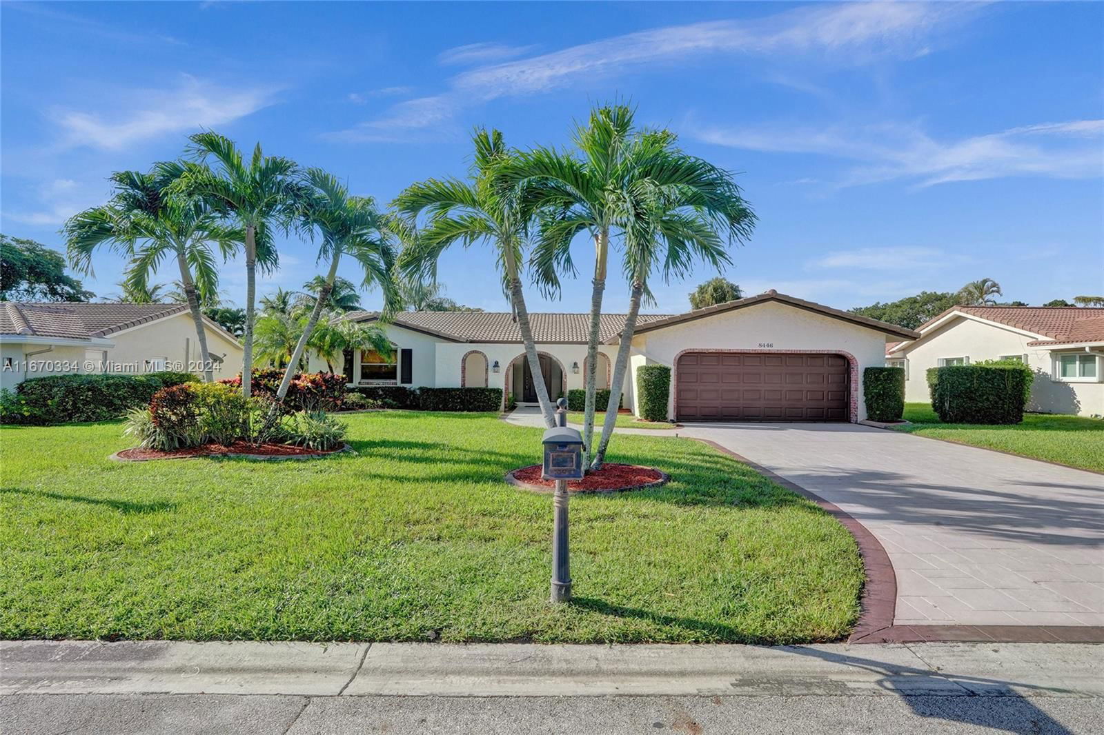 Real estate property located at 8446 14th St, Broward, RAMBLEWOOD, Coral Springs, FL