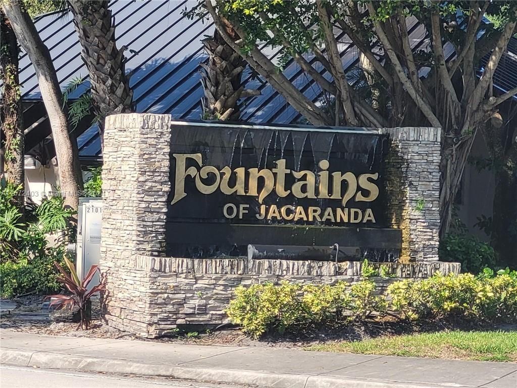 Real estate property located at 140 96th Ter #202, Broward, FOUNTAINS OF JACARANDA CO, Plantation, FL