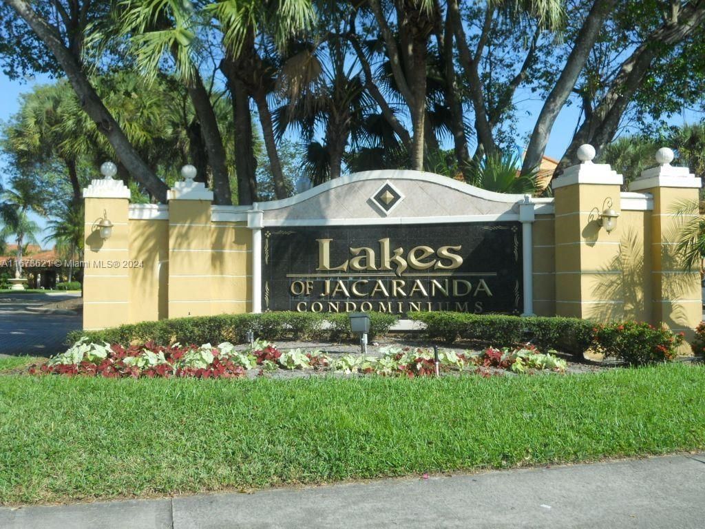 Real estate property located at 10749 Cleary Blvd #310, Broward, LAKES OF JACARANDA BLDG 1, Plantation, FL