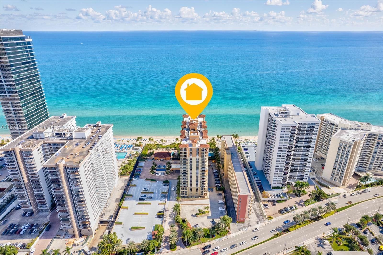 Real estate property located at 2080 Ocean Dr #506, Broward, 2080 OCEAN DRIVE CONDO, Hallandale Beach, FL