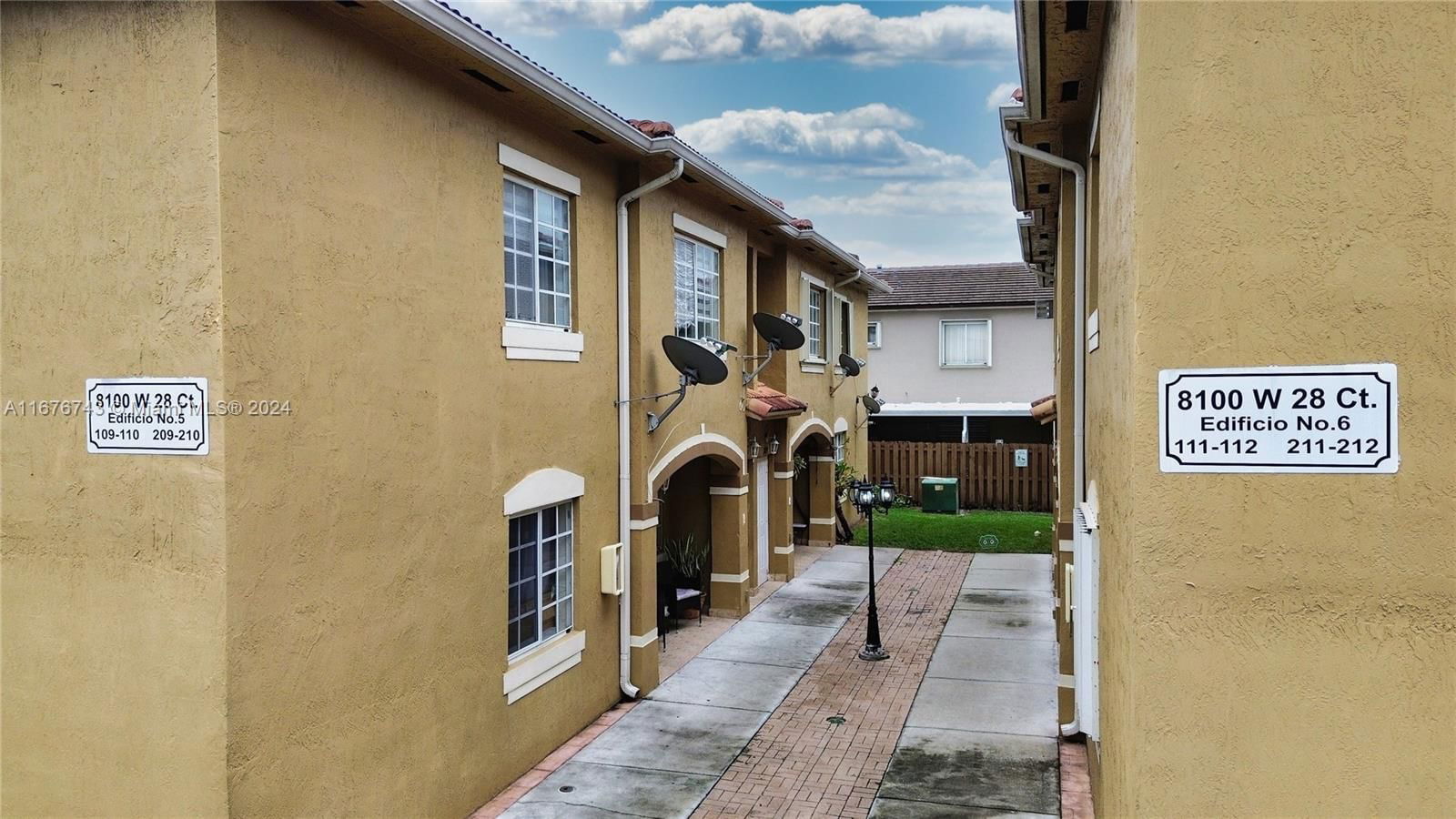 Real estate property located at 8100 28th Ct #210, Miami-Dade, TROPICAL COURT VILLAS NO, Hialeah, FL