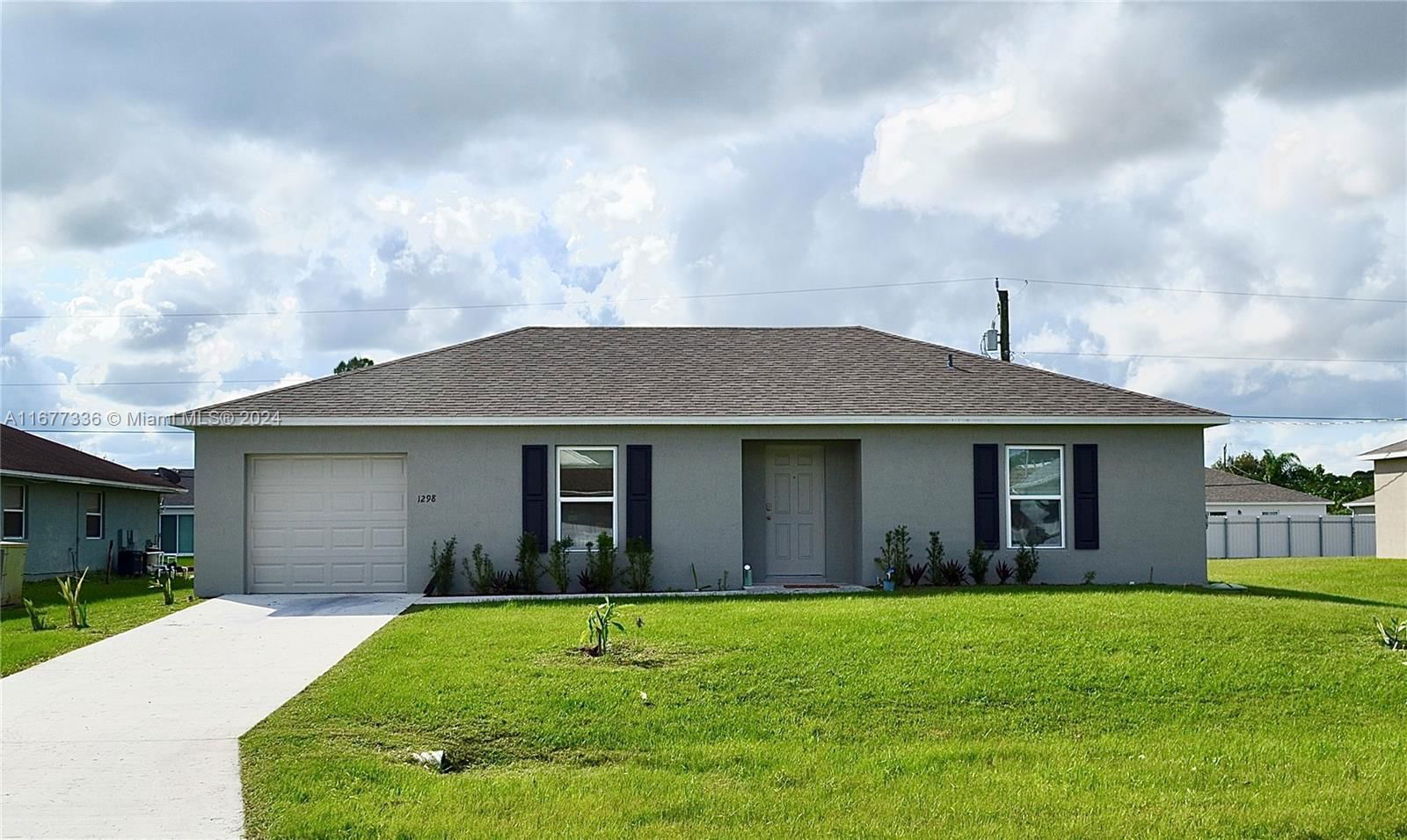 Real estate property located at 1298 Melrose Ave, St Lucie, PORT ST LUCIE SECTION 17, Port St. Lucie, FL