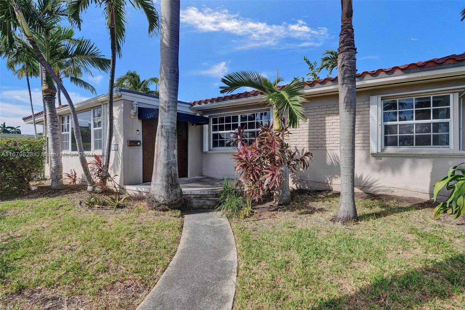 Real estate property located at 1671 Treasure Dr, Miami-Dade, TREASURE ISLAND, North Bay Village, FL