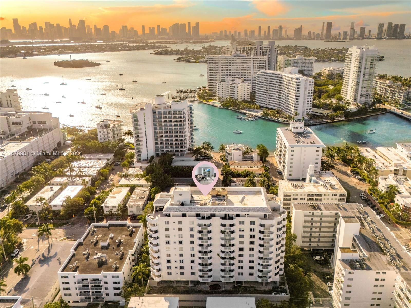 Real estate property located at 1621 Bay Rd #606, Miami-Dade, BAYVIEW PLAZA CONDO, Miami Beach, FL