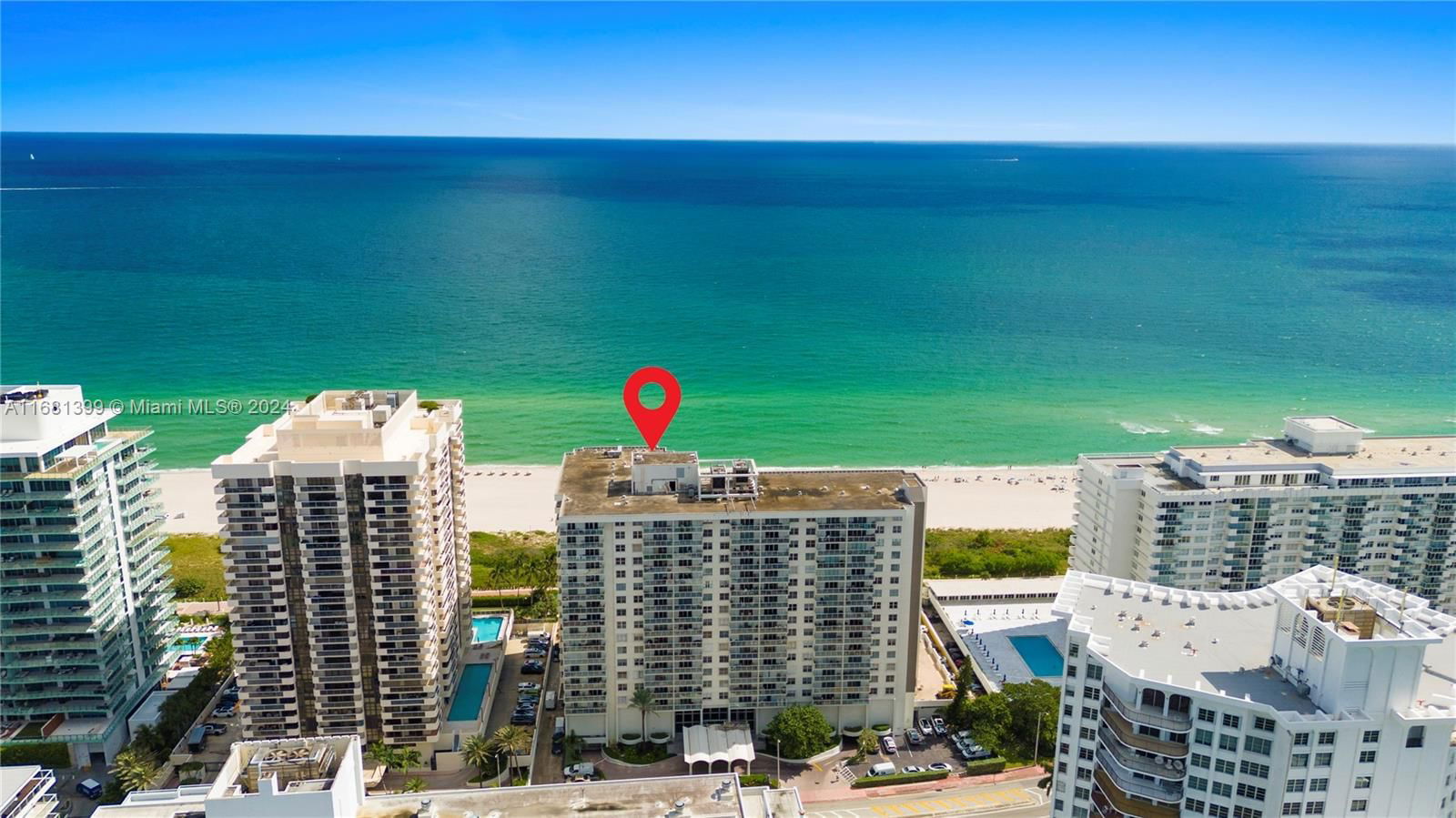 Real estate property located at 5701 Collins Ave #917, Miami-Dade, ARLEN BEACH CONDO, Miami Beach, FL