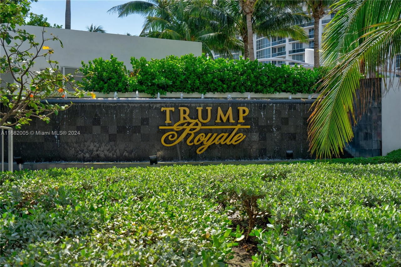 Real estate property located at 18201 Collins Ave #1905, Miami-dade, Trump Royale Condo, Sunny Isles Beach, FL