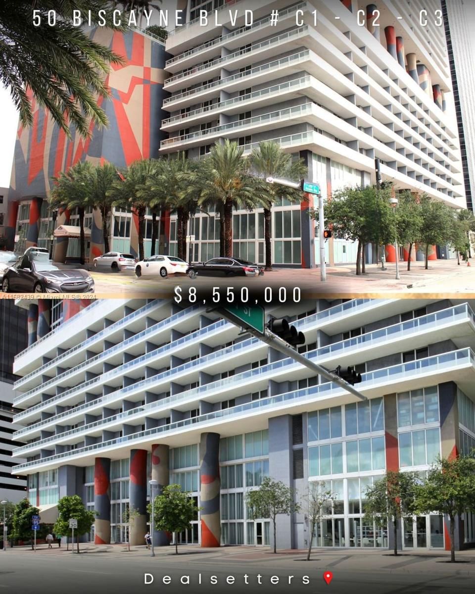 Real estate property located at 50 Biscayne Blvd CU1 / CU2 / CU3, Miami-Dade, Miami, FL