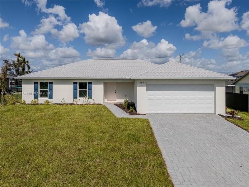 Real estate property located at 609 NW 10th TER, Lee, Cape Coral, Cape Coral, FL